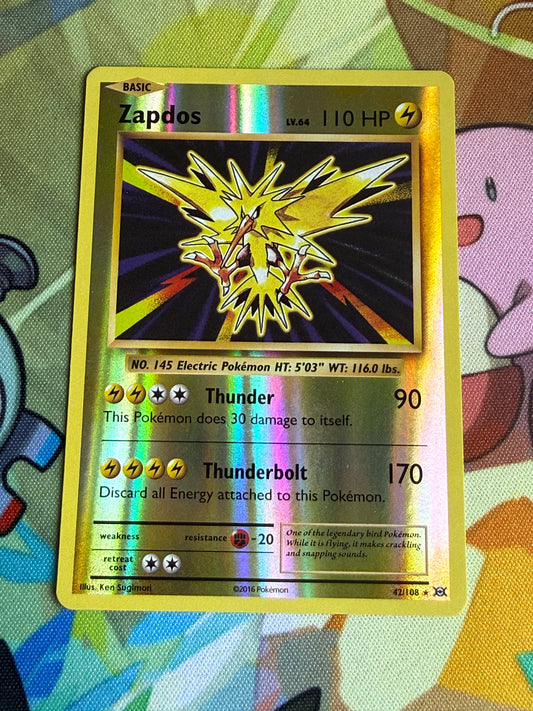 #42 Zapdos Reverse Holo | Pokemon Evolutions