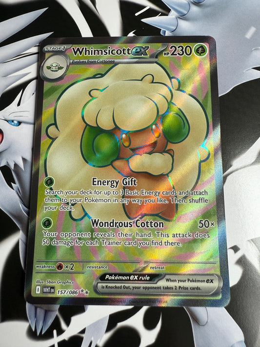 Whimsicott EX #157 | Pokemon | White Flare
