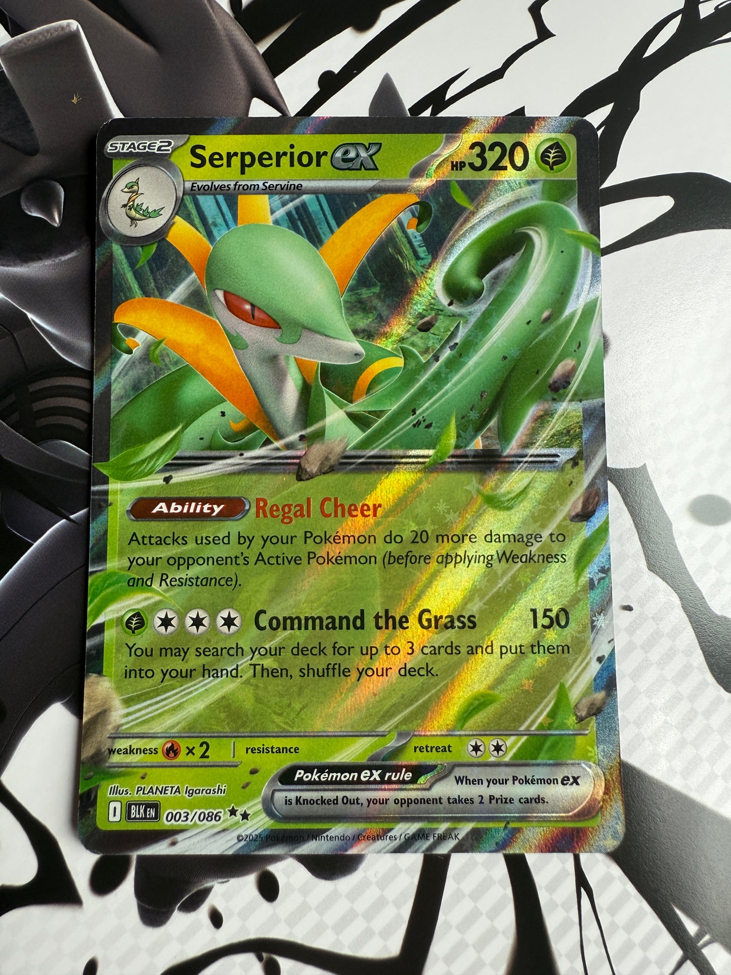 Serperior EX #3 | Pokemon | Black Bolt