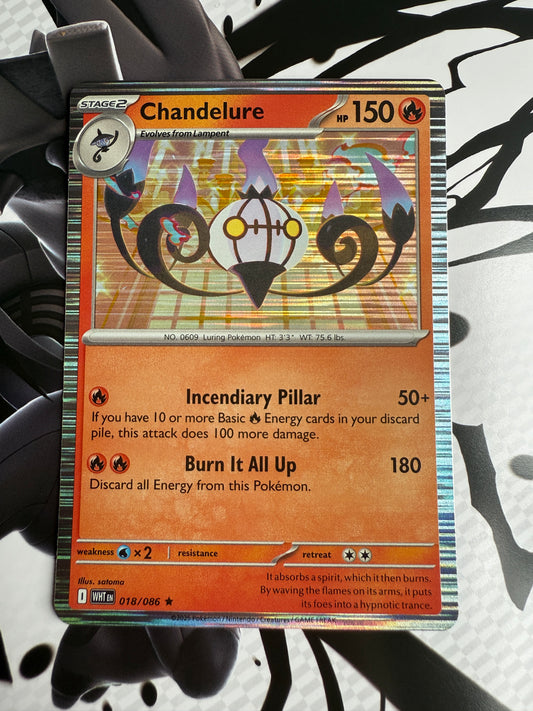 Chandelure #18 Holo | Pokemon | White Flare