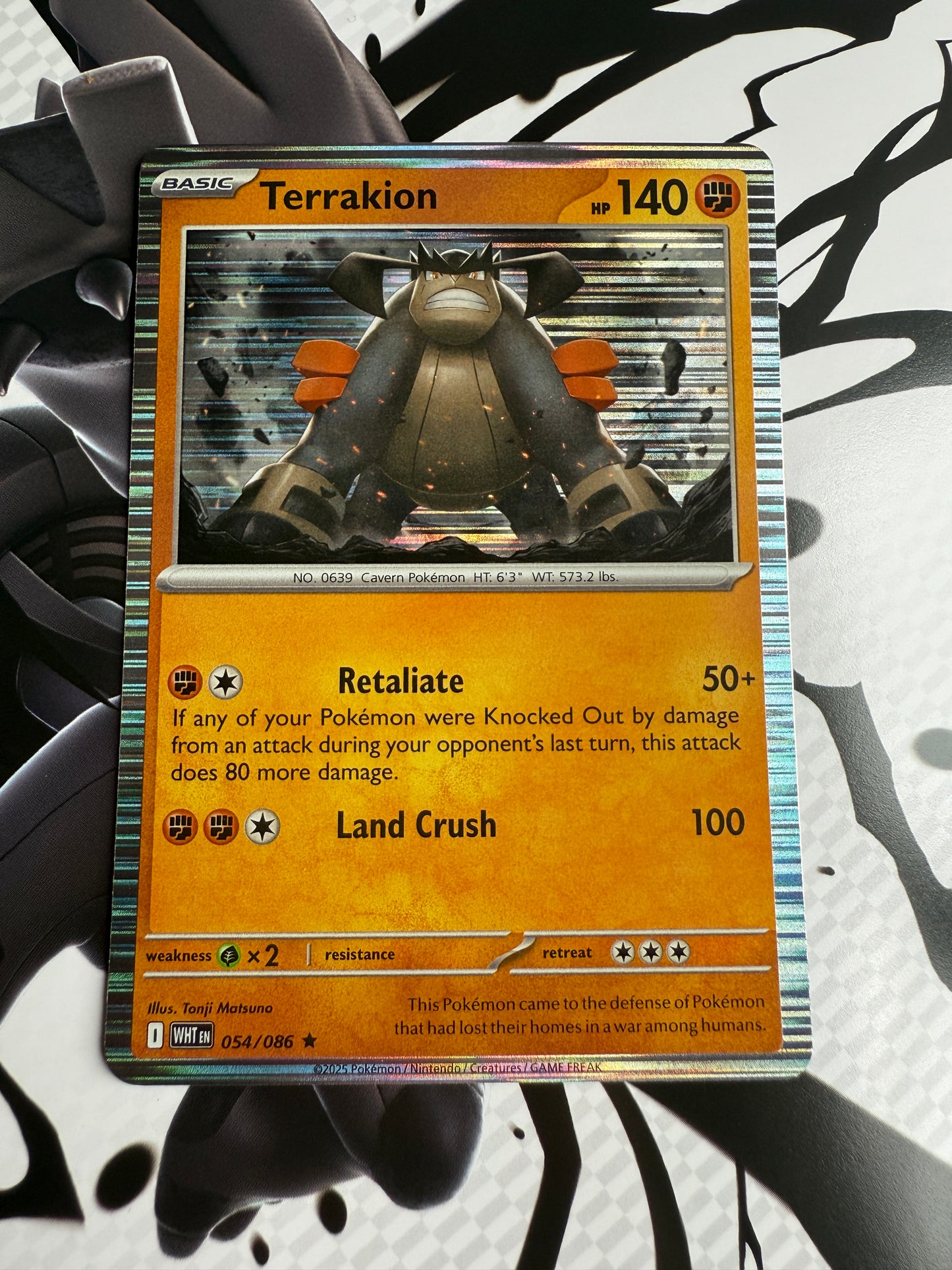 Terrakion #54 Holo | Pokemon | White Flare