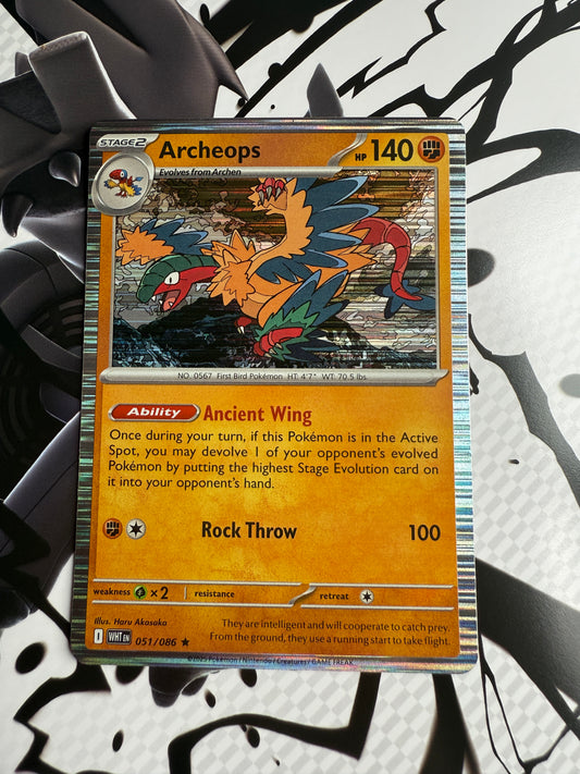 Archeops #51 Holo | Pokemon | White Flare