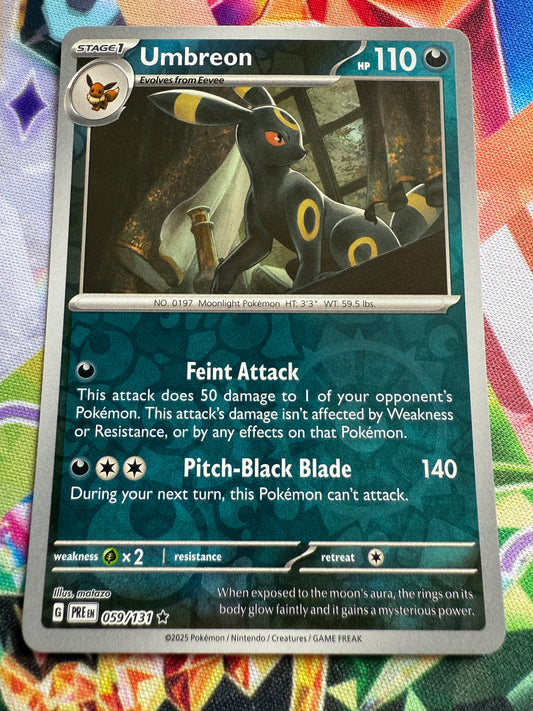 Umbreon [Reverse] #59 | Pokemon | Prismatic Evolutions