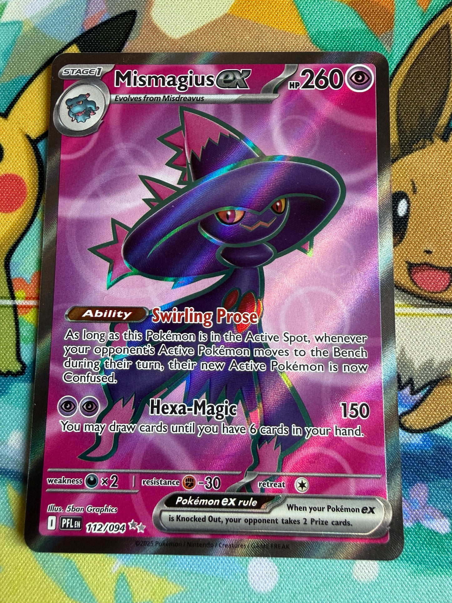 Mismagius Ex #112 Pokemon Phantasmal Flames