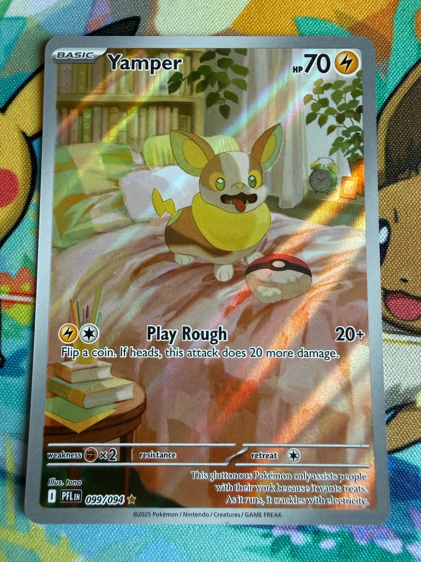 Yamper #99 Pokemon Phantasmal Flames
