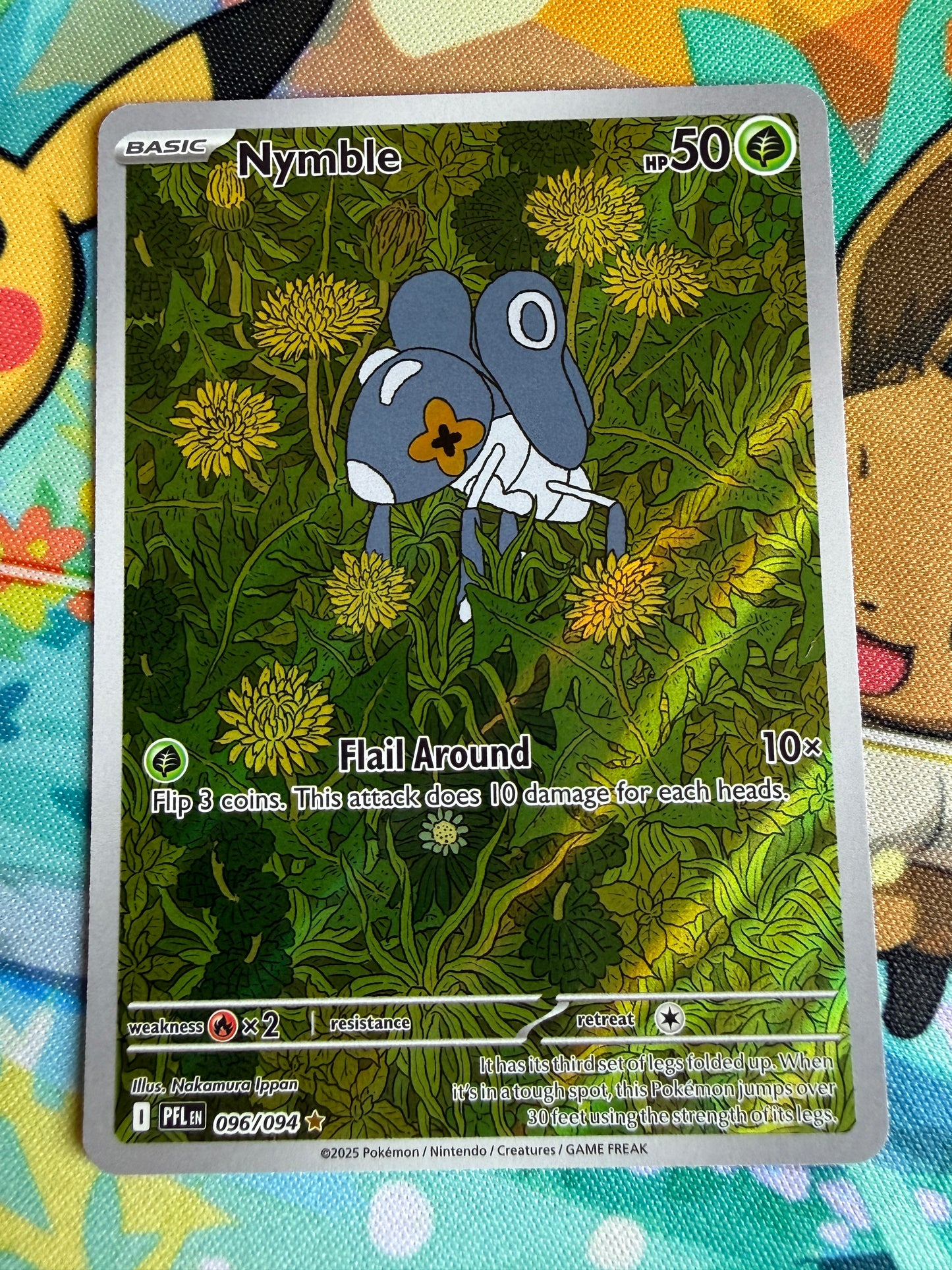 Nymble #96 Pokemon Phantasmal Flames