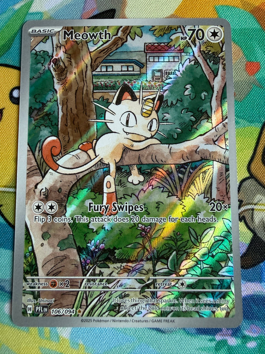 Meowth #106 Pokemon Phantasmal Flames
