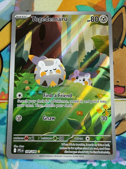 Togedemaru #104 Pokemon Phantasmal Flames