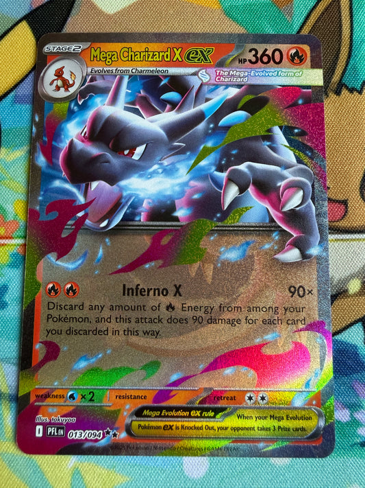 Mega Charizard X Ex #13 Pokemon Phantasmal Flames