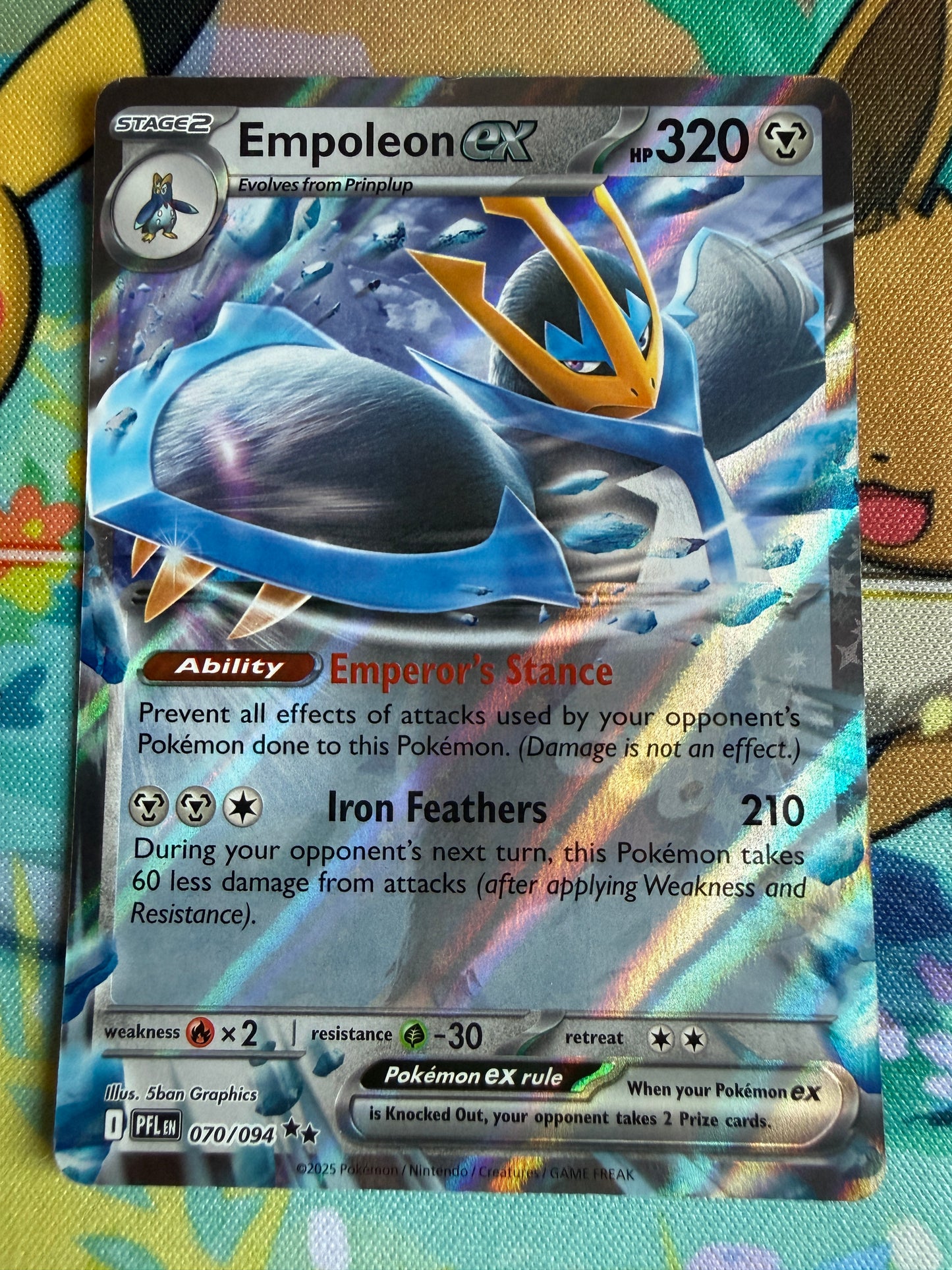 Empoleon Ex #70 Pokemon Phantasmal Flames