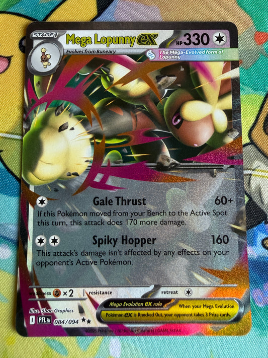 Mega Lopunny Ex #84 Pokemon Phantasmal Flames