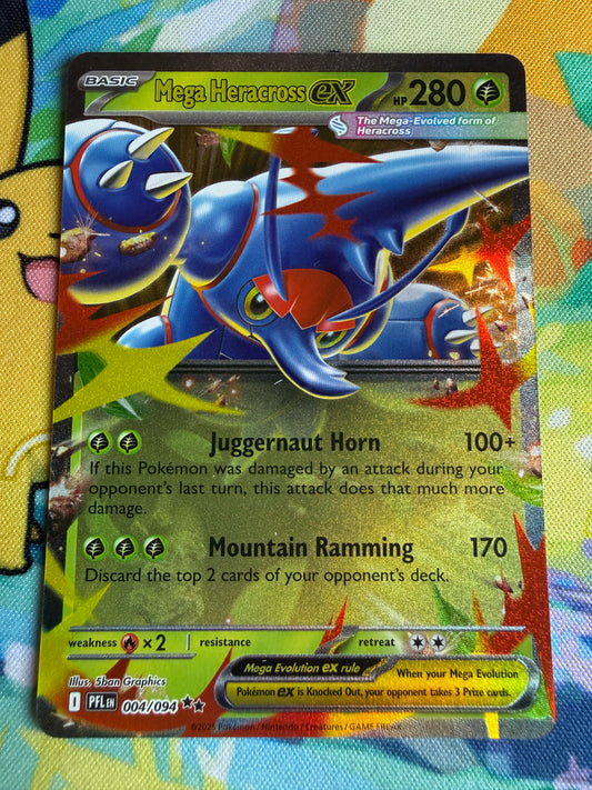 Mega Heracross Ex #4 Pokemon Phantasmal Flames