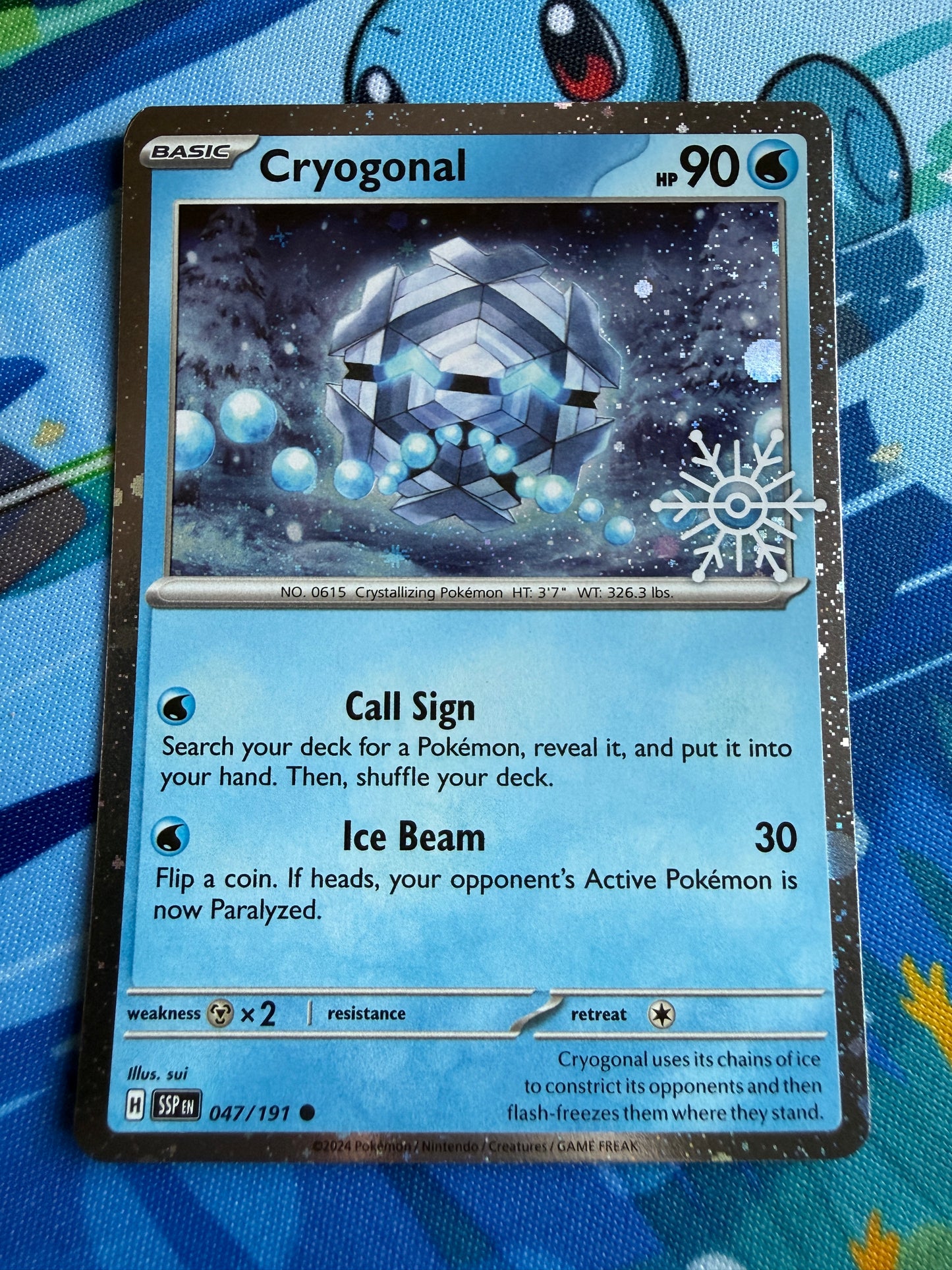 Cryogonal #47 Pokemon Surging Sparks