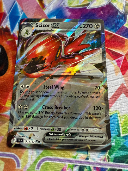 Scizor Ex #111  | Pokemon | Temporal Forces