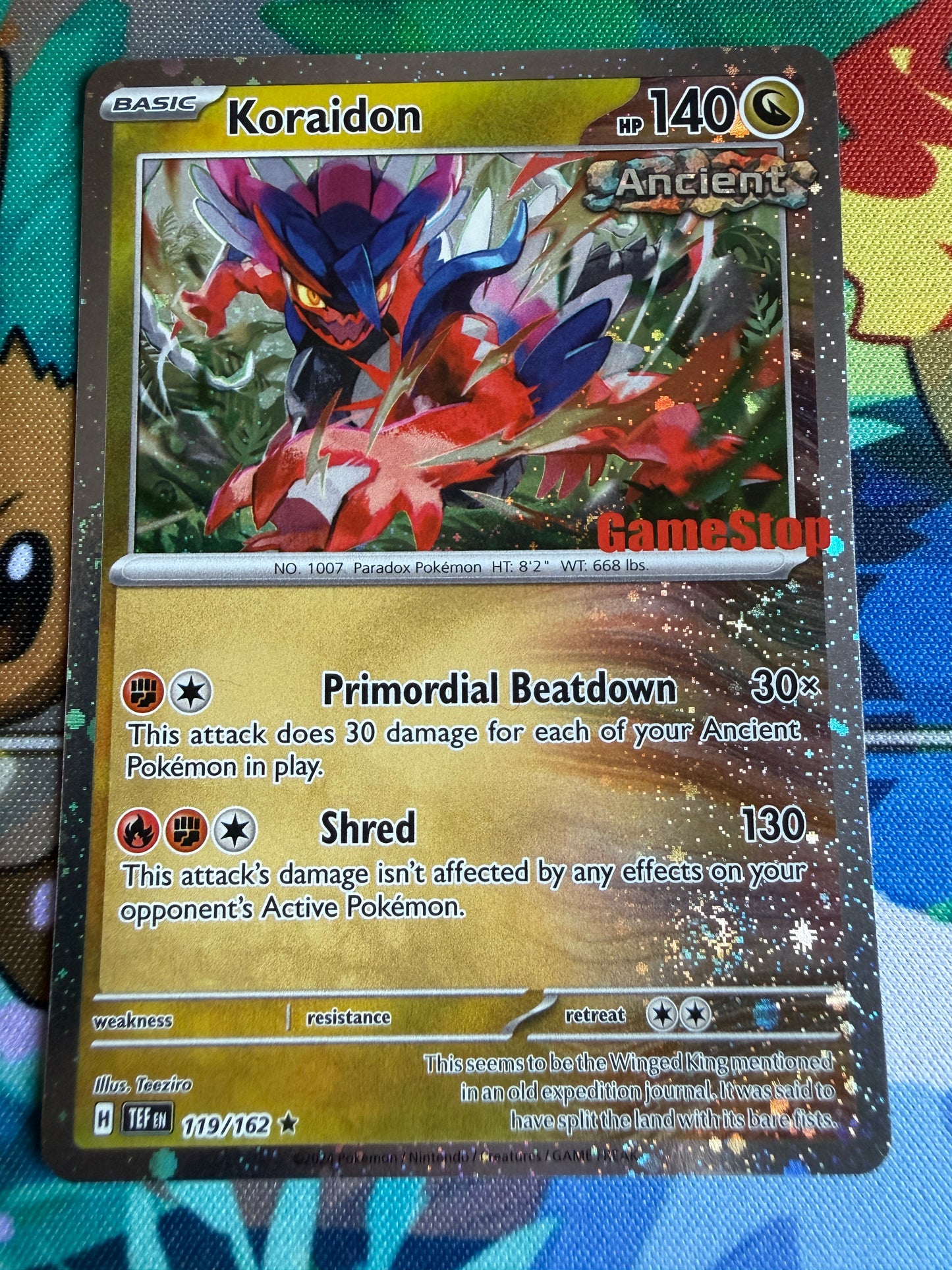 Koraidon [GameStop] #119 Pokemon Temporal Forces