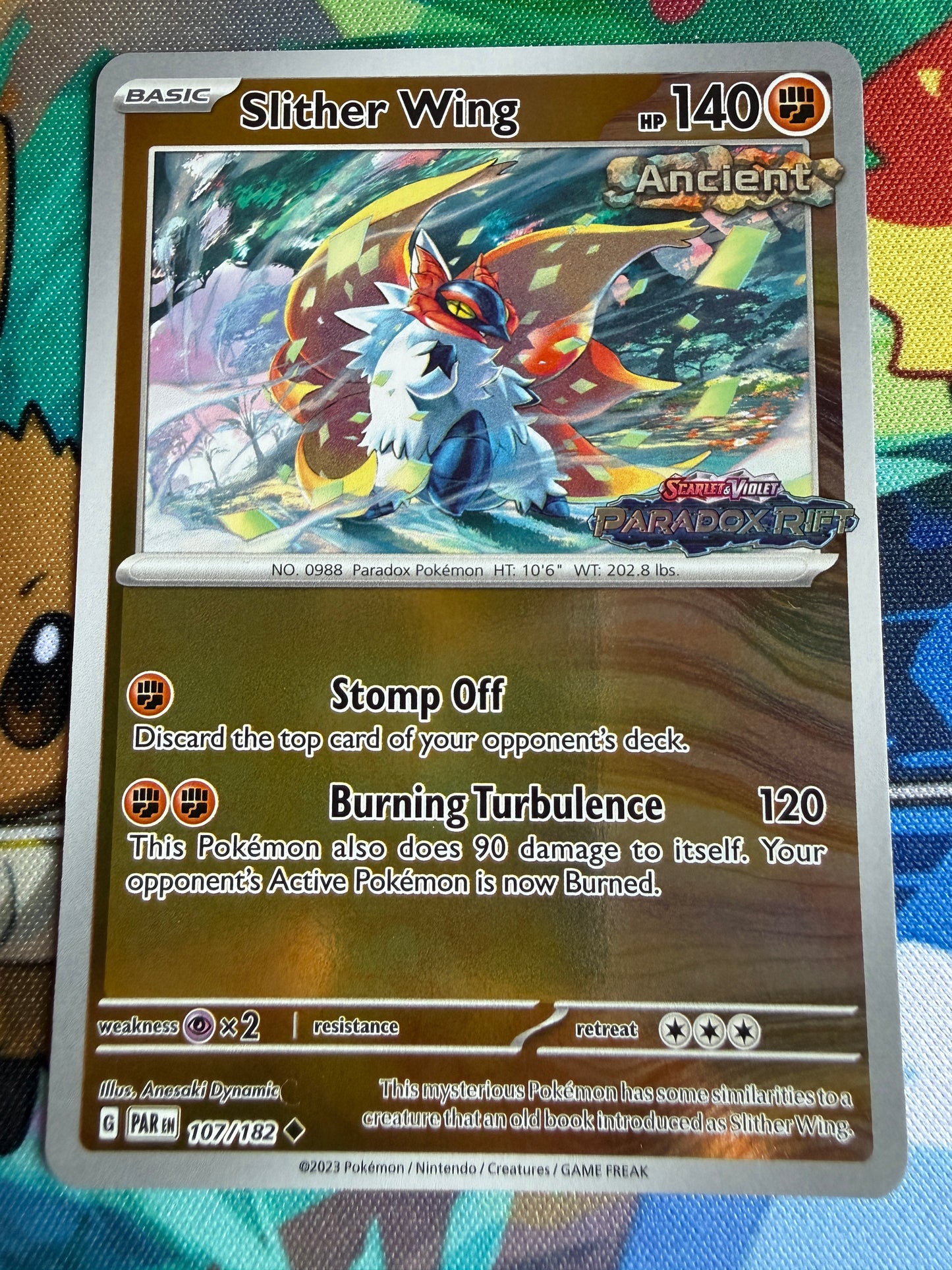Slither Wing [Stamped] #107 Pokemon Paradox Rift