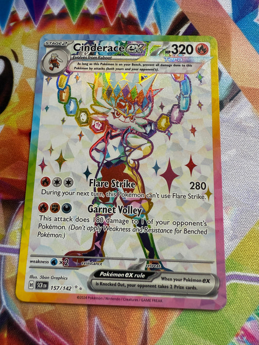 Cinderace EX #157 | Pokemon | Stellar Crown