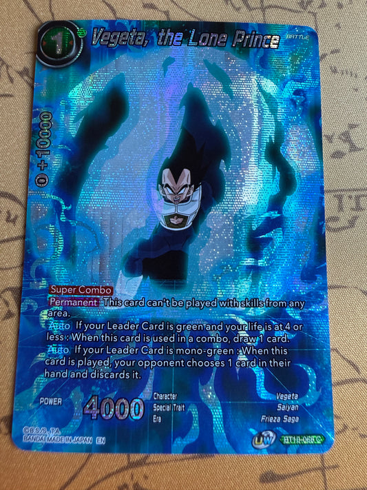 Vegeta, The Lone Prince BT10-068 Dragon Ball Super Theme Selection: History Of Vegeta