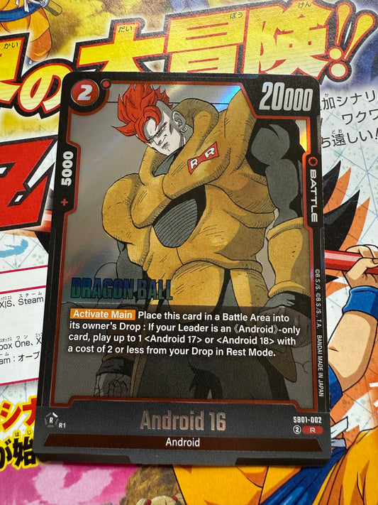 Dragon Ball Super Card Game Manga 01 | SB01-002 Android 16 R