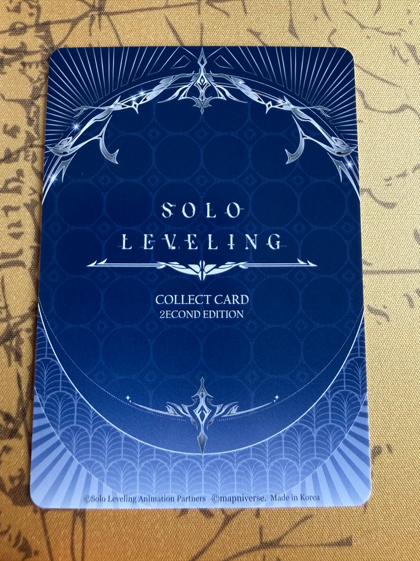 Woo Jinchul PM SL2E-07 ID Card | Promo | Solo Leveling Volume 2 | Mapniverse | Korean