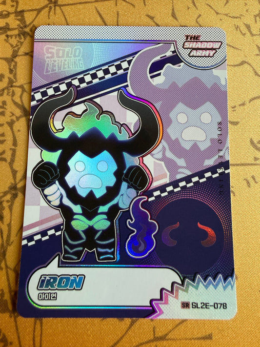 Iron SR SL2E-078 | Solo Leveling Volume 2 | Mapniverse | Korean