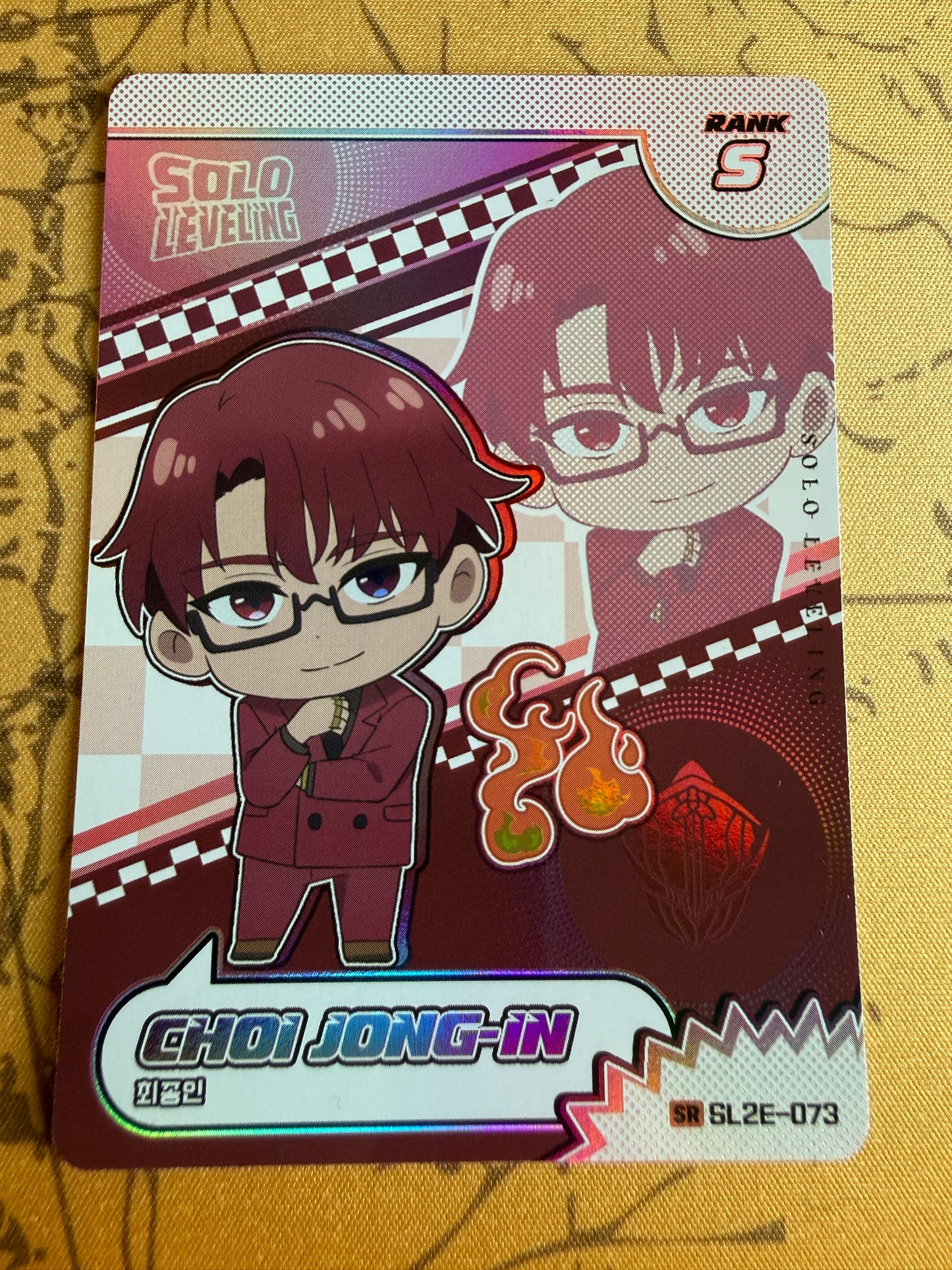 Choi Jong-In SR SL2E-073 | Solo Leveling Volume 2 | Mapniverse | Korean