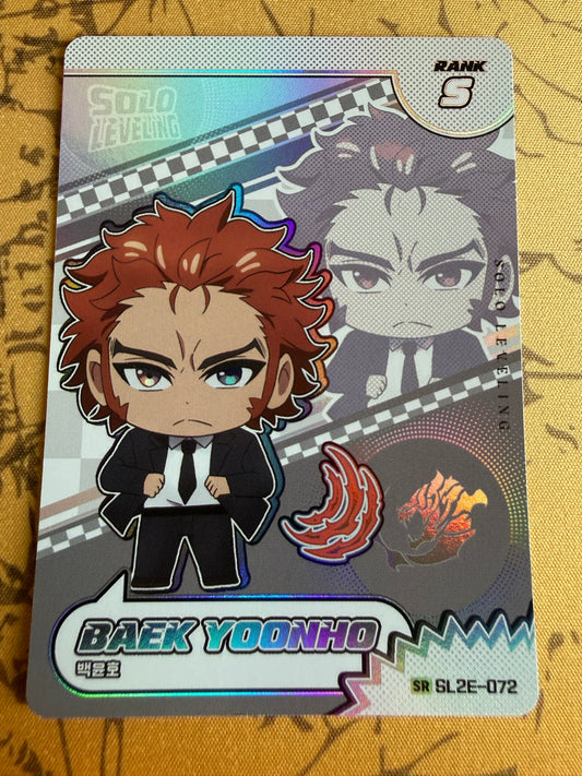 Baek Yoonho SR SL2E-072 | Solo Leveling Volume 2 | Mapniverse | Korean