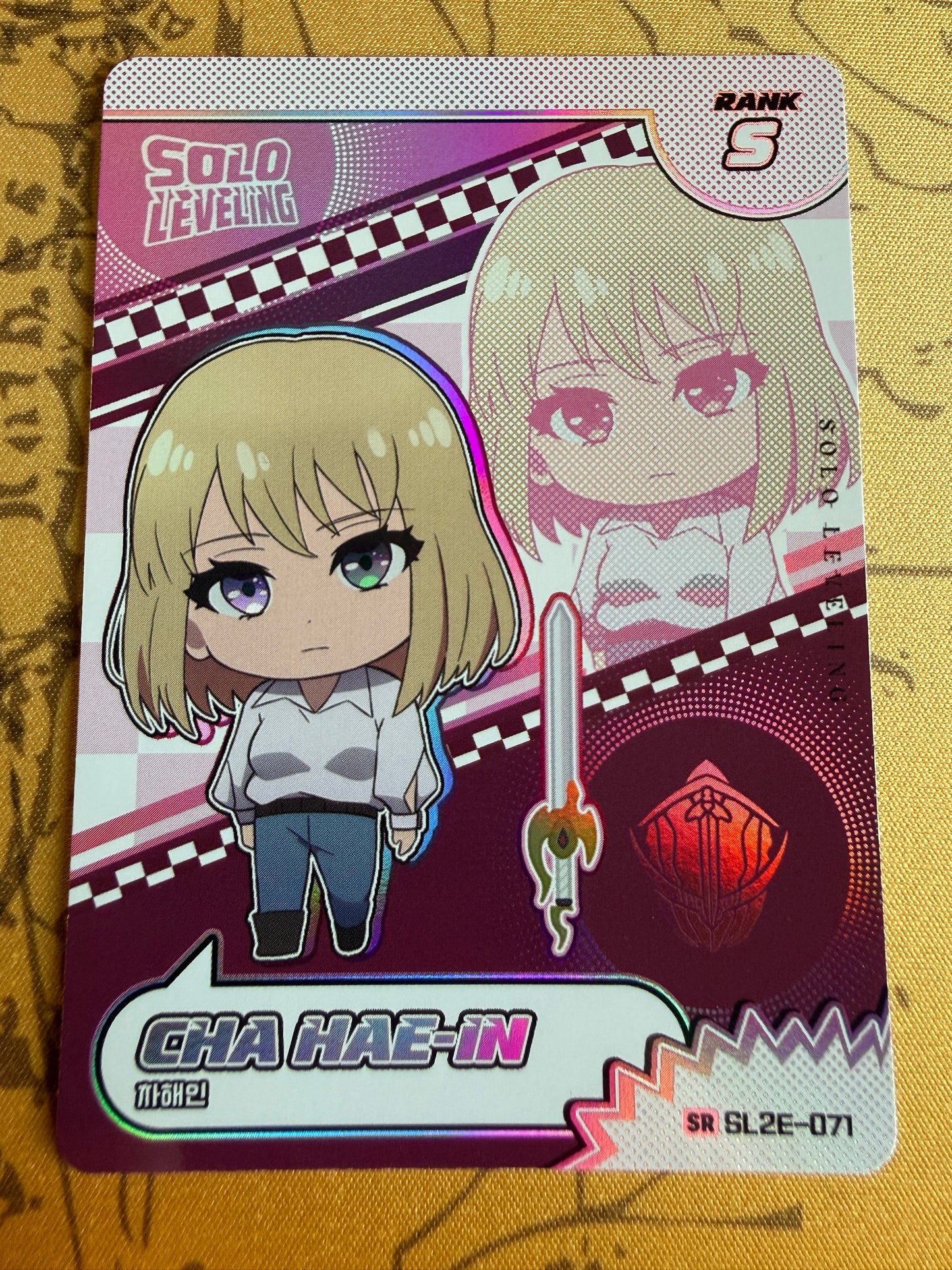 Cha Hae-In SR SL2E-071 | Solo Leveling Volume 2 | Mapniverse | Korean