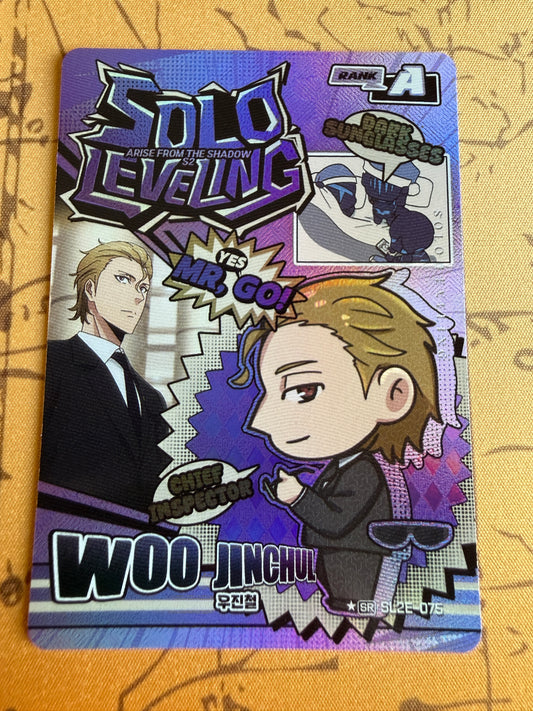 Woo Jinchul *SR SL2E-075 | Solo Leveling Volume 2 | Mapniverse | Korean