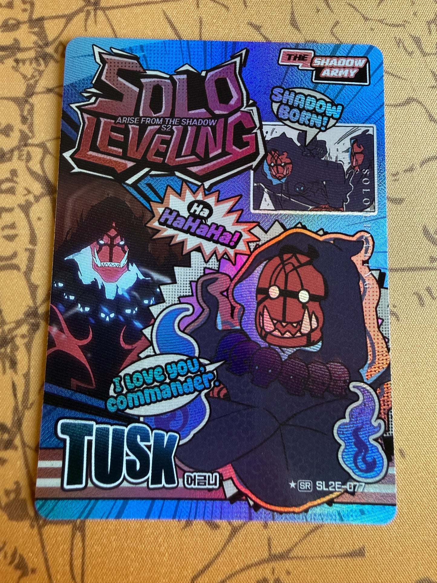 Tusk *SR SL2E-077 | Solo Leveling Volume 2 | Mapniverse | Korean