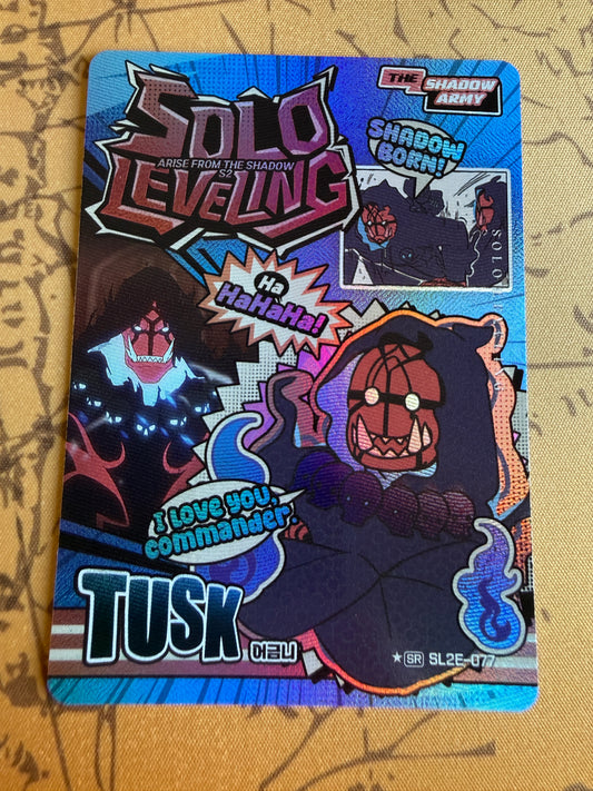 Tusk *SR SL2E-077 | Solo Leveling Volume 2 | Mapniverse | Korean