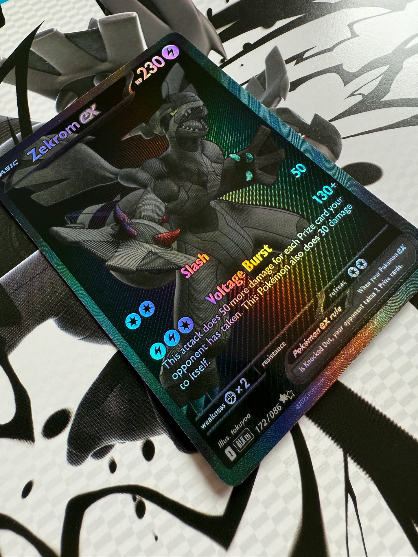Zekrom EX #172 | Pokemon | Black Bolt BWR