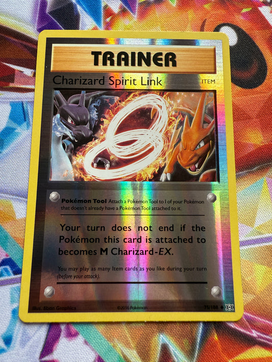 Charizard Spirit Link [Reverse Holo] #75 | Pokemon | XY Evolutions