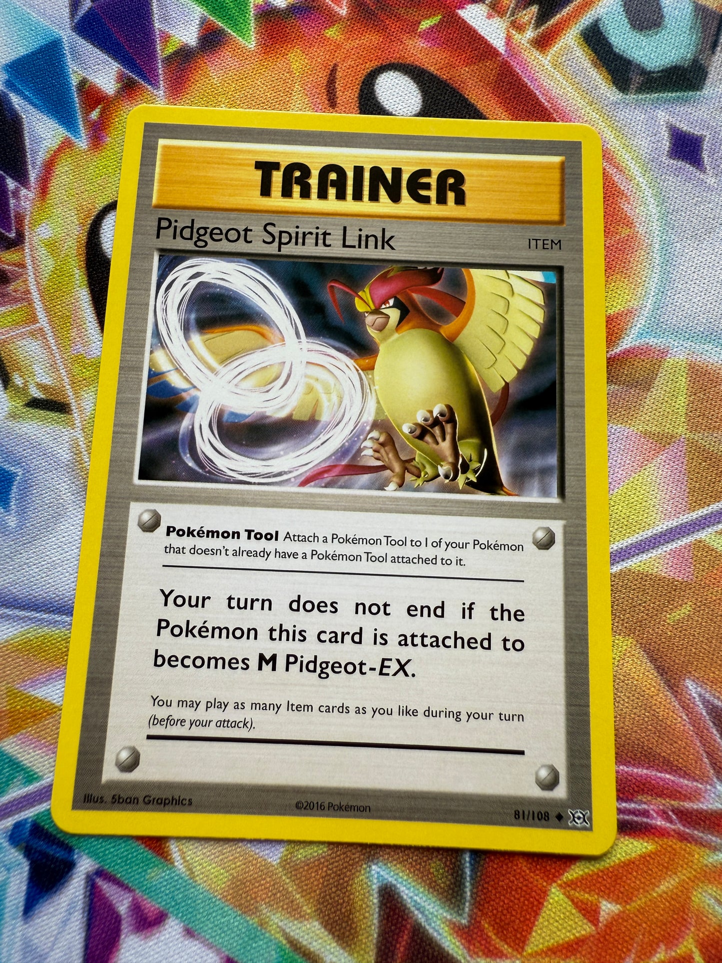 Pidgeot Spirit Link #81 | Pokemon | XY Evolutions