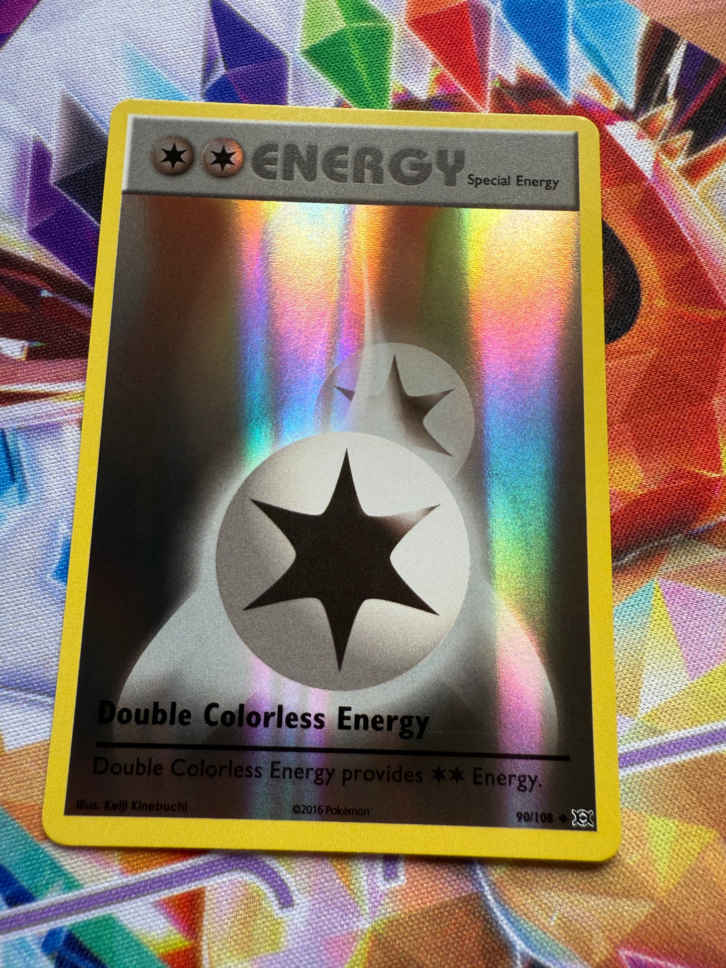 Double Colorless Energy [Reverse Holo] #90 | Pokemon | XY Evolutions