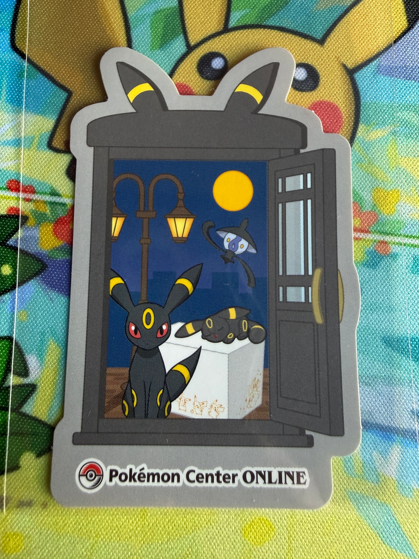 Pokemon Center Online | Nintendo | Award 'Door' Sticker | Umbreon Non-Holo
