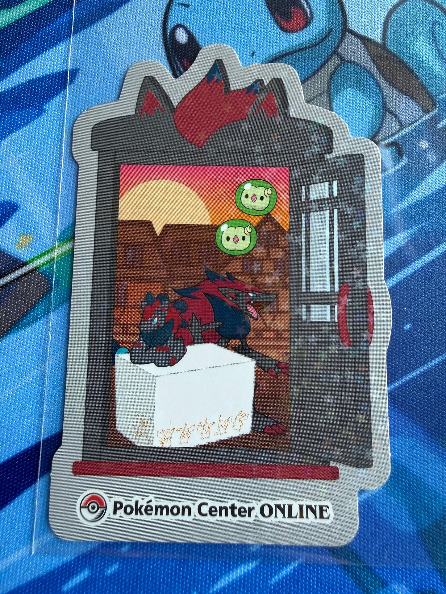 Pokemon Center Online | Nintendo | Award 'Door' Sticker | Mokuro Holo