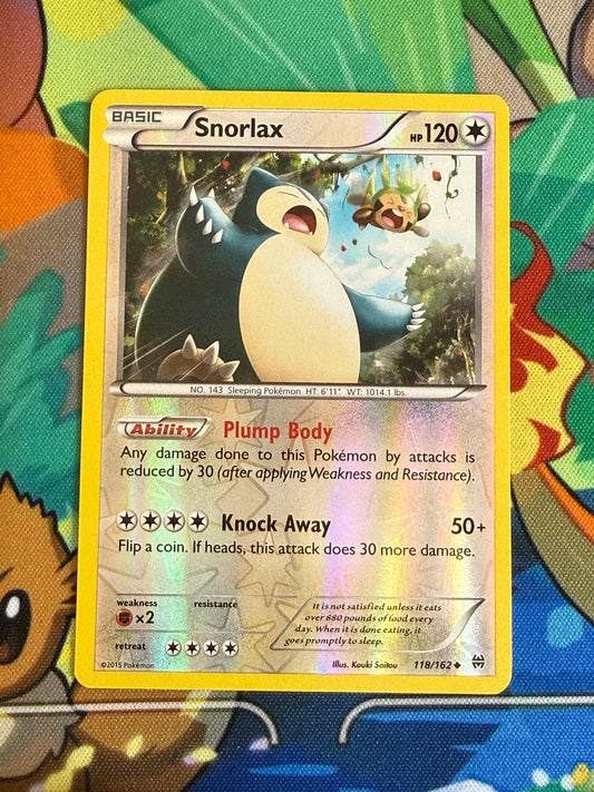 Snorlax [Reverse Holo] #118 Pokemon BREAKthrough