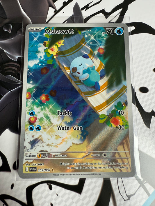 Oshawott #105 | Pokemon | Black Bolt & White Flare