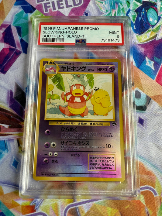 1999 | Slowking Holo with Psyduck | Pokemon Japanese Southern Island | PSA 9