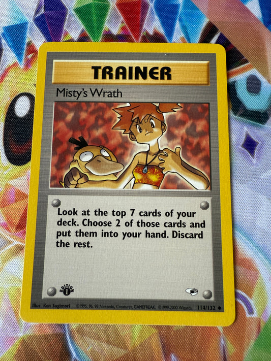 Misty's Wrath [1st Edition] #114 | Pokemon | Gym Heroes