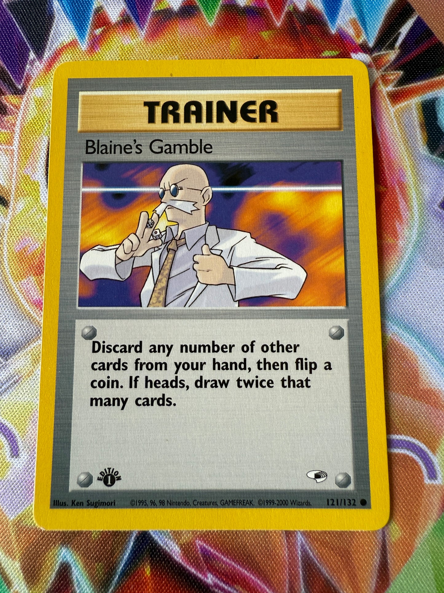 Blaine's Gamble [1st Edition] #121 | Pokemon | Gym Heroes