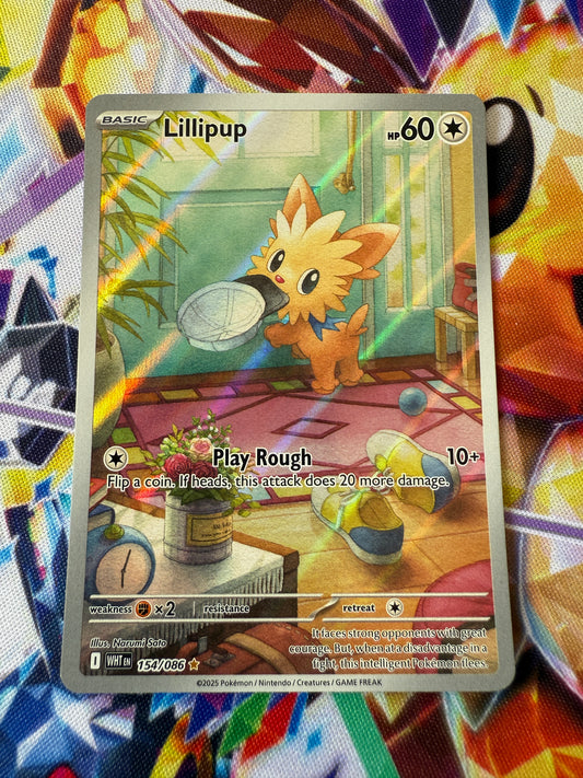 Lillipup #154 | Pokemon | Black Bolt & White Flare