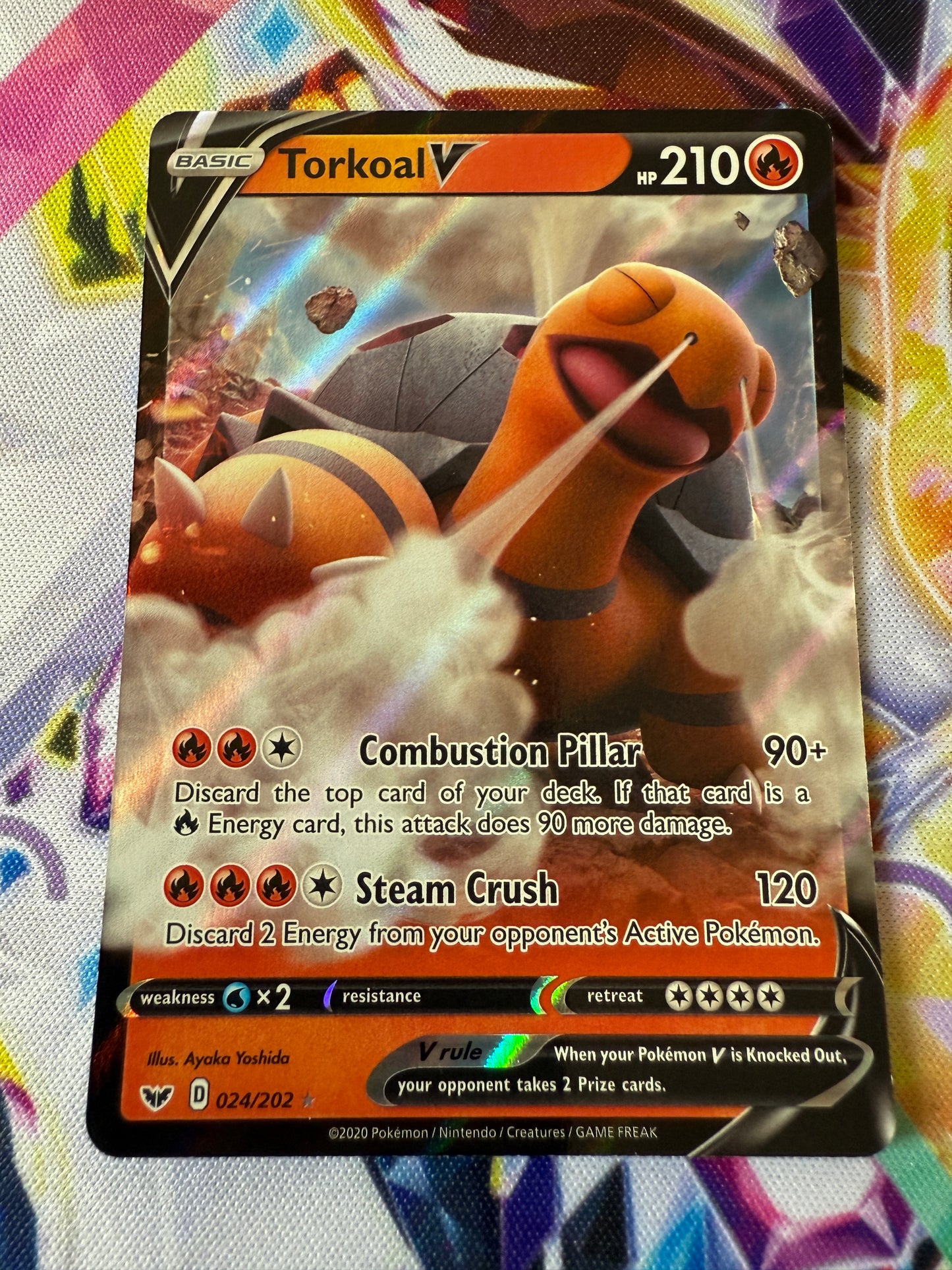 Torkoal V #24 | Pokemon | Sword and Shield