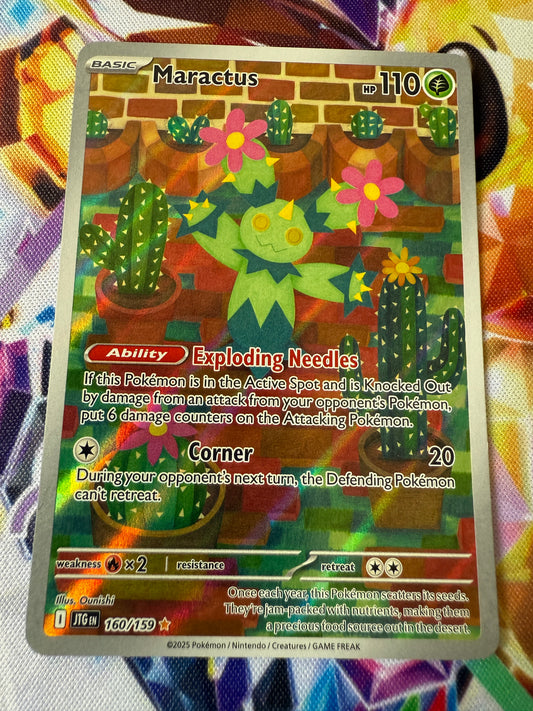 Pokemon Journey Together English Card | JTG | Maractus #160