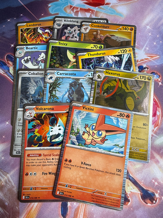 Set of 11 x Pokemon Black Bolt Holos