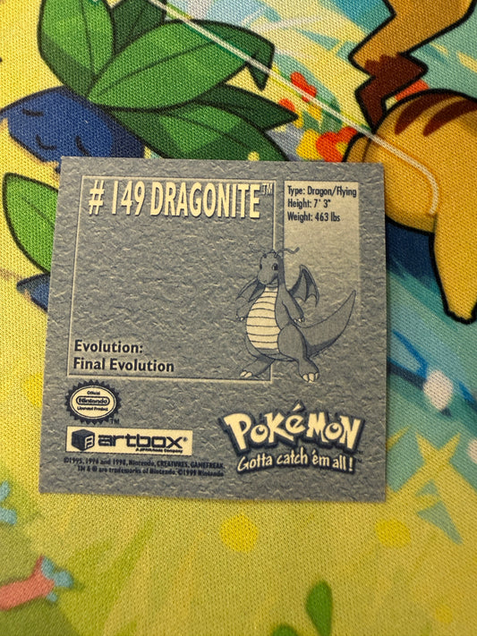 Dragonite #149 | Pokemon Artbox Stickers