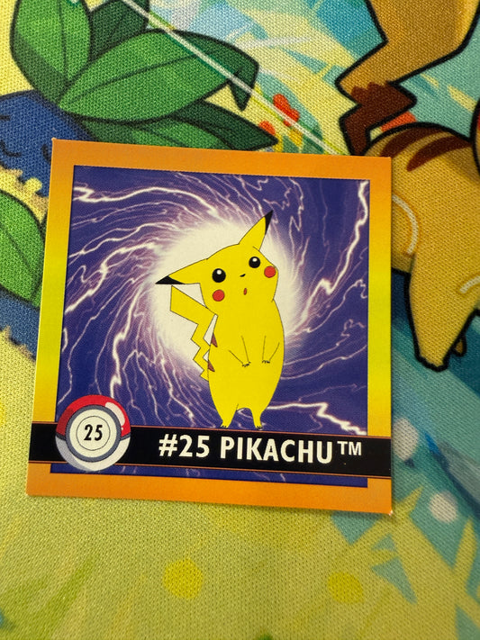 Pikachu #25 | Pokemon Artbox Stickers