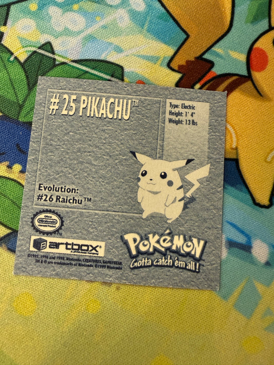 Pikachu #25 | Pokemon Artbox Stickers