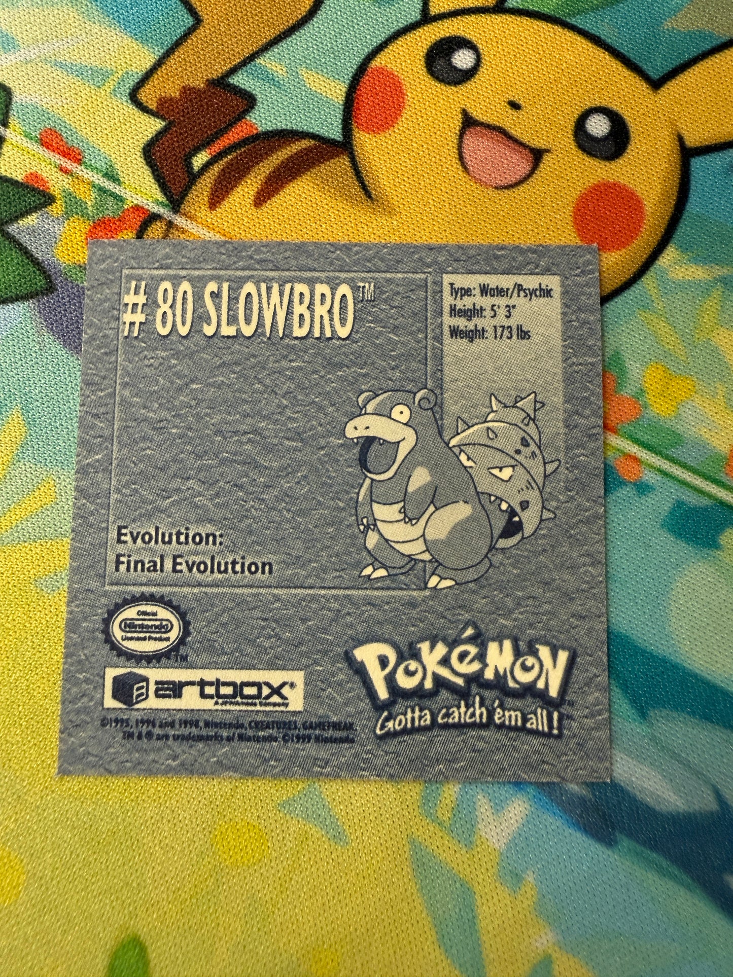 Slowbro #80 | Pokemon Artbox Stickers